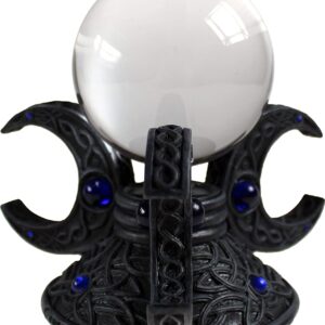 Celtic Triple Moon Crystal Ball Holder 10cm