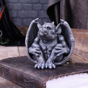 Hugo Dark Black Grotesque Gargoyle Figurine