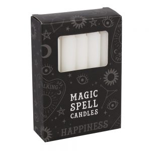 White spell candles (happiness)