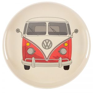 Red Volkswagen Campervan BambooTray 30cm