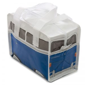 Volkswagen VW T1 Camper Bus Small Blue RPET Recycled Plastic Bottles Reusable Lunch Bag