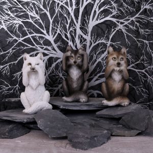 Amazing Three Wise Wolves