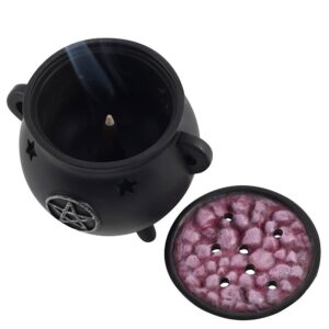 Pentagram-Cauldron-Incense-Cone-Holder