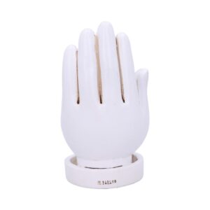 Palmistry Backflow Incense Cone Burner White 12cm