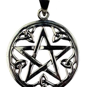 925 Sterling Silver Pendant Celtic Pentagram