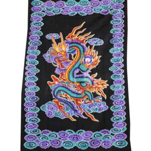 Beautiful Dragon Purple Bedspread Single – 140 x 220cm